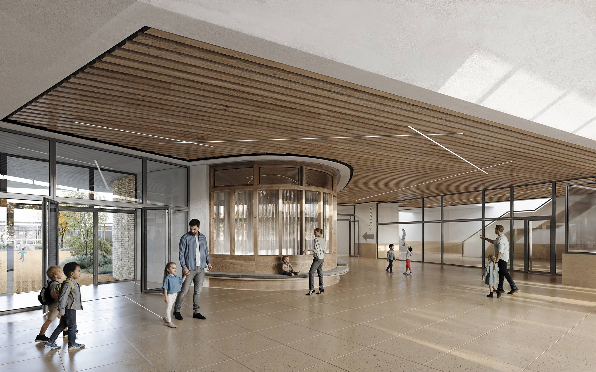 Raf Listowski Atelier d'Architecture création construction concours projet lauréat nouveau groupe scolaire ville de Stains