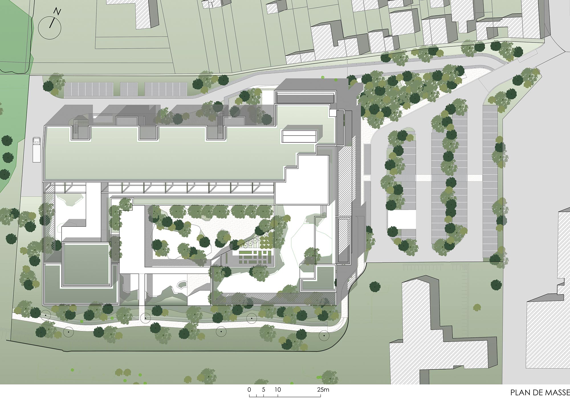 Raf Listowski Atelier d'Architecture création construction concours projet lauréat nouveau groupe scolaire ville de Stains