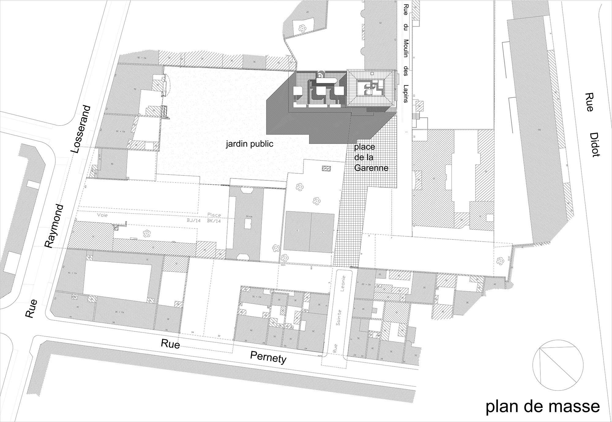 Raf Listowski Atelier d'Architecture Zac Didot Sagi Semea 15 construction immeuble logements accession propriété