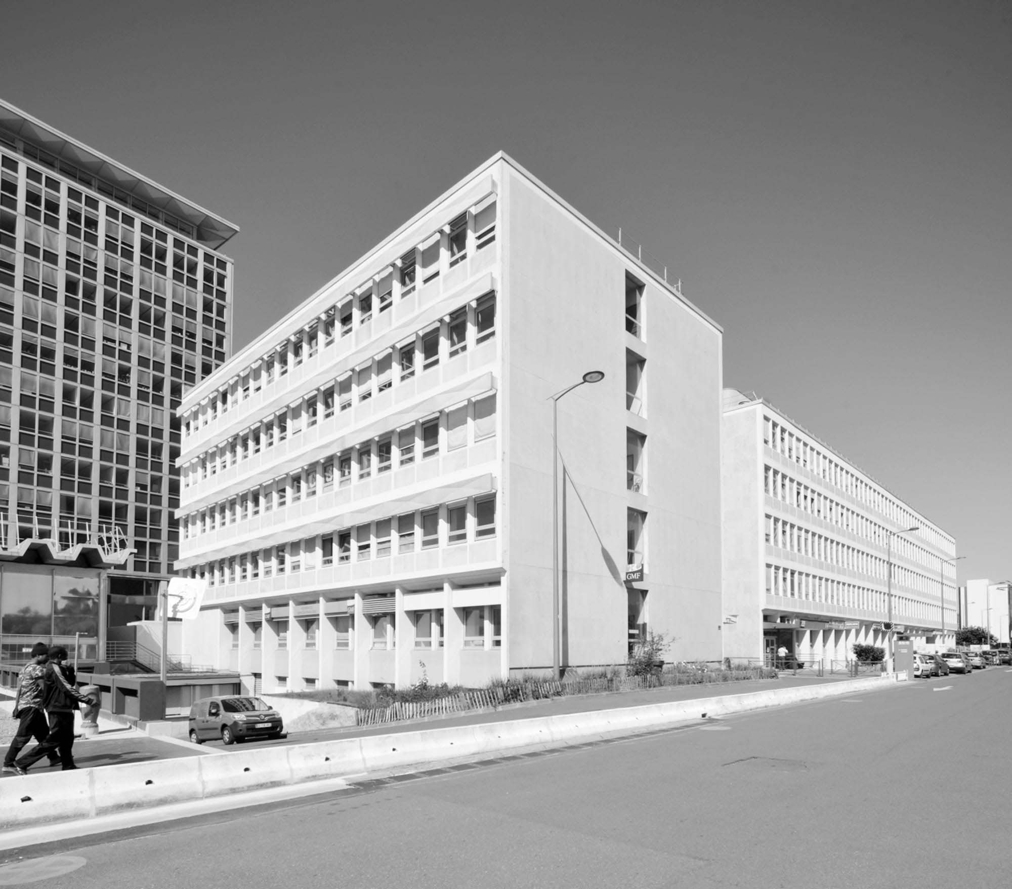Raf Listowski Atelier d'Architecture Rungis Cité Administrative rénovation architecturale ensemble bâtiments de bureaux G6