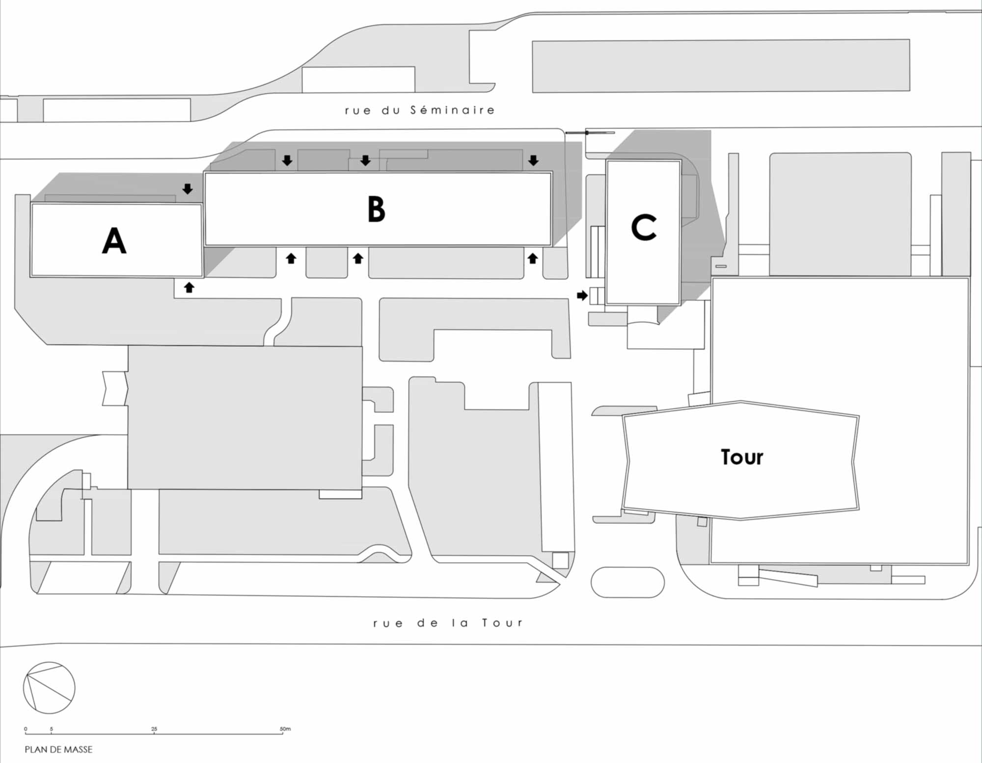 Raf Listowski Atelier d'Architecture Rungis Cité Administrative rénovation architecturale ensemble bâtiments de bureaux G6