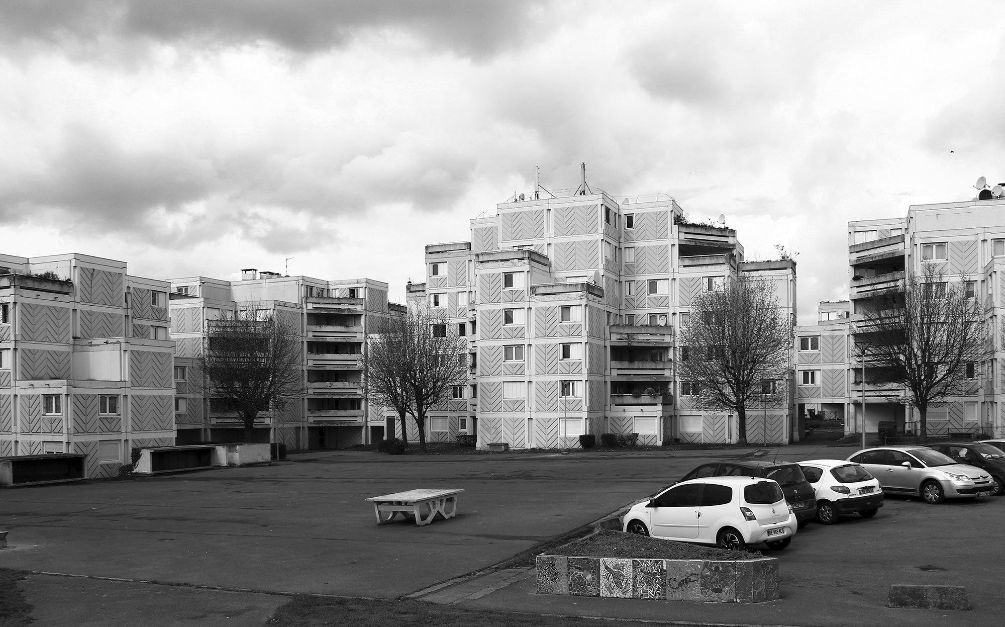 Raf Listowski Atelier d'Architecture réhabilitation requalification 216 logements Torcy état anterieur